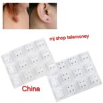 12 Pairs set Ear Piercing Special Ear Studs Surgical Steel Stopper Earrings Medical Piercing Gun - Nose Pin - Image 2