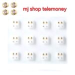 12 Pairs set Ear Piercing Special Ear Studs Surgical Steel Stopper Earrings Medical Piercing Gun - Nose Pin - Image 9