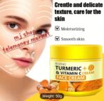 Turmeric VC Face Cream Deeply Moisturizes and Desalinates Skin Leaving Skin Fresh Non Greasy Smooth Firm Soft Elastic Energetic - Image 3