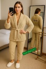 Unisex Bath Robe 100% Cotton OEKO-TEX - Robe for Men and Women - American Terry 420gsm - Soft and Highly Absorbent