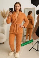 Unisex Bath Robe 100% Cotton OEKO-TEX - Robe for Men and Women - American Terry 420gsm - Soft and Highly Absorbent - Image 2