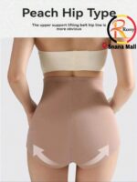 High Waist Underwear Women 60S Cotton Panties Plus Size Womens Briefs Cozy Female Underwear Tighten The Abdomen Safety Shorts - Image 2