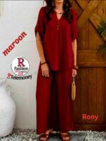 Mulvari Outfit de dos piezas Bolsillo Liso Casual - Image 9