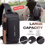 Men's Chest Bag Anti-theft Password Lock Bag Fashion Shoulder-Slung Chest Bag Usb Charging Chest Cross Bag Leisure Travel Shoulder Bag Casual Sports Shoulder Bag - Image 4